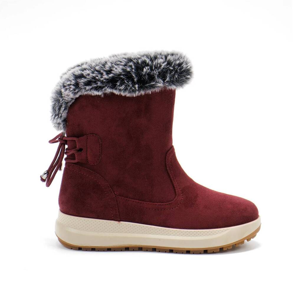 NEW FLEXUS women's snowbird waterproof winter boots in burgundy